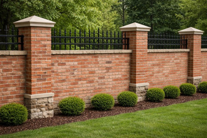 Brick Columns Installation in Worcester, MA