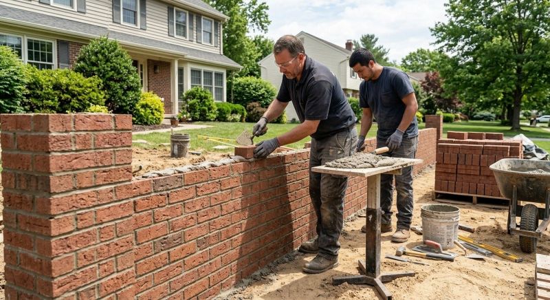 Brick Wall Construction in Norwalk, CT