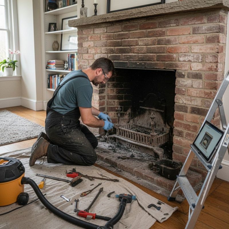 Fireplace Mortar Repair