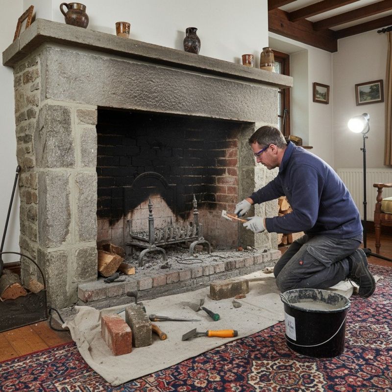 Fireplace Mortar Repair